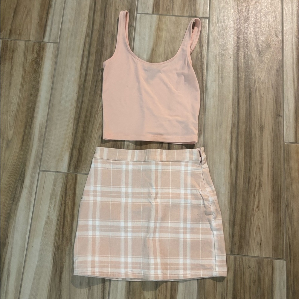 Pink Skirt set